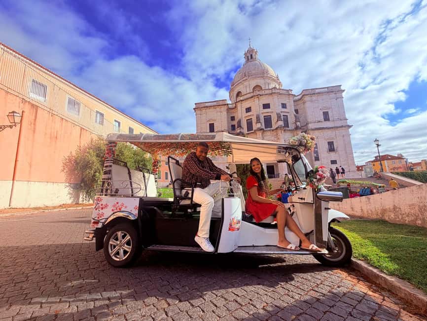 Lisbon: City Tour by Tuk Tuk with Free Souvenir - The viewpoint run: Santa Luzia to Senhora do Monte