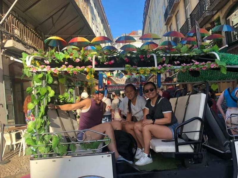 Lisbon: City Tuk-Tuk Tour, with Hotel Pick up. - São Pedro de Alcântara, Bairro Alto, and the castle-area viewpoints