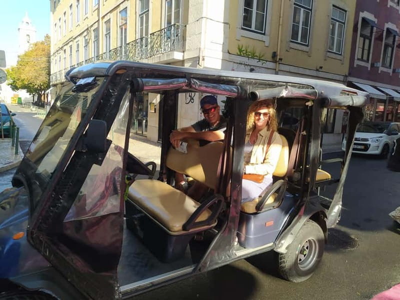 Lisbon: City Tuk-Tuk Tour, with Hotel Pick up. - Chiado and Baixa: cafés, reconstruction after the 18th-century earthquake, and the pink-street photo moment