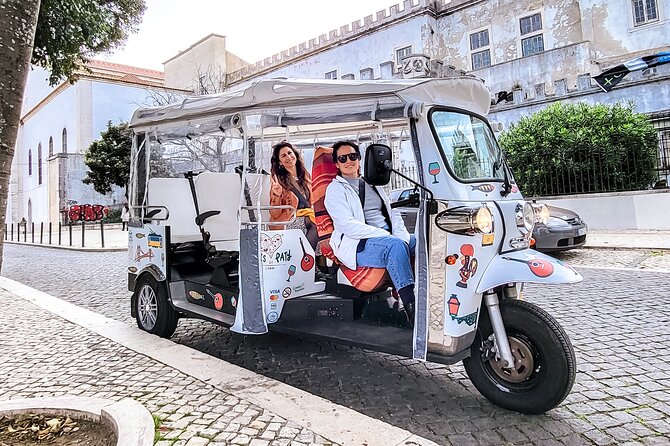 Lisbon Complete Tour! Eco TukTuk Private Guided - Miradouro Santa Luzia: Alfama’s Terracotta Roofs and Tile Art