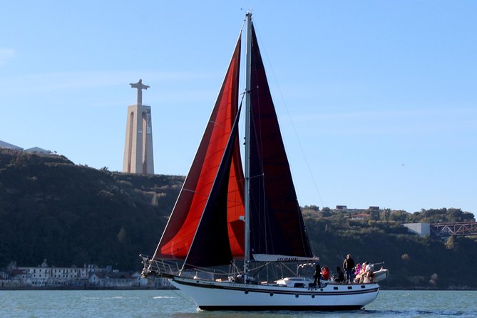 Lisbon: Daylight or Sunset on a Vintage Sailboat - Christ the King at the Sanctuary: the moment Lisbon looks cinematic