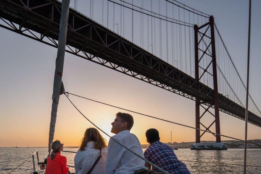 Lisbon: Daytime/Sunset/Night City Sailboat Tour with Drink - Time Out Market, Bairro Alto, and Chiado: seeing districts connect