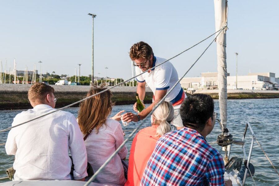 Lisbon: Daytime/Sunset/Night City Sailboat Tour with Drink - The Tagus route: why Lisbon looks different from a sailboat