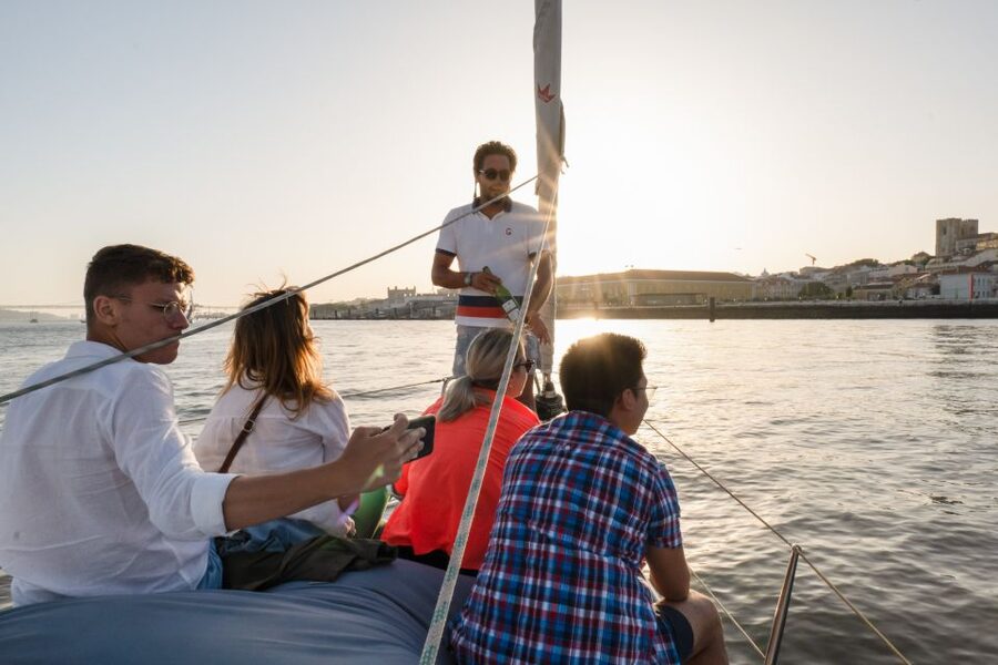 Lisbon: Daytime/Sunset/Night City Sailboat Tour with Drink - Daytime vs sunset vs night: choosing the right Tagus timing