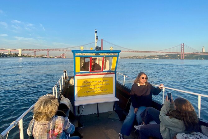 Lisbon Daytime & Sunset Tradicional Boat Tour Sightseeing Cruise - Doca do Bom Sucesso meeting point and what’s on board