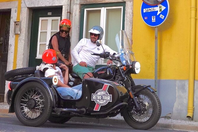 Lisbon El Cristo-Rei - Private Vintage Sidecar Tour - The Bridge Moment: 25th of April Bridge and the Tagus Crossing