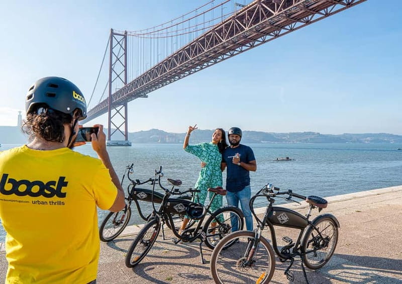 Lisbon: Electric Bike Tour by the River to Belém - Starting at Commerce Square, with Cais das Colunas in your first minutes