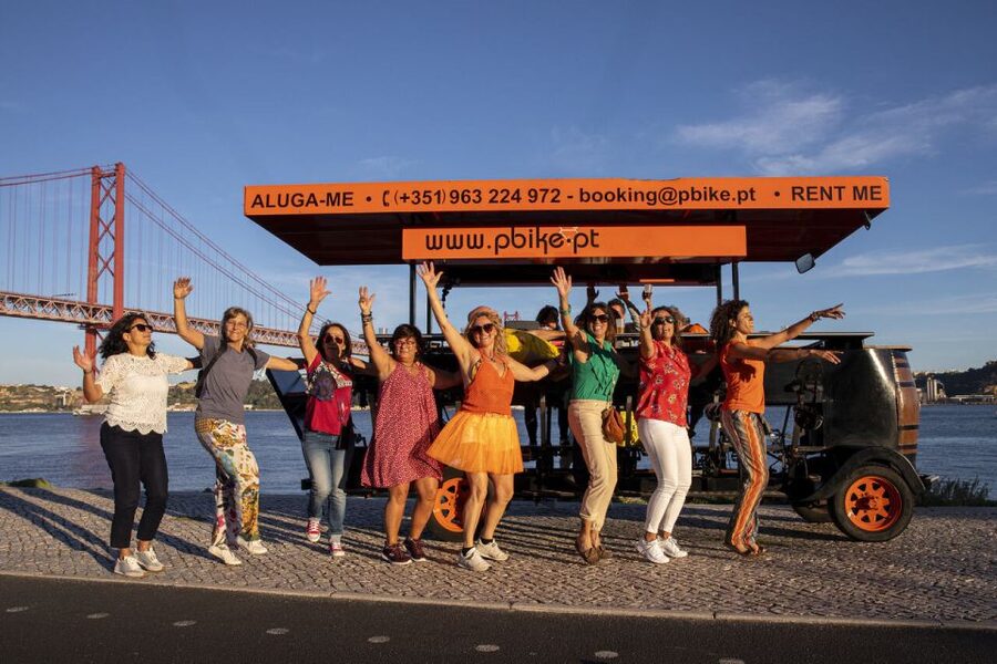 Lisbon: Fun Beer Bike by the Seafront - Where You Meet and How the Bike Ride Works