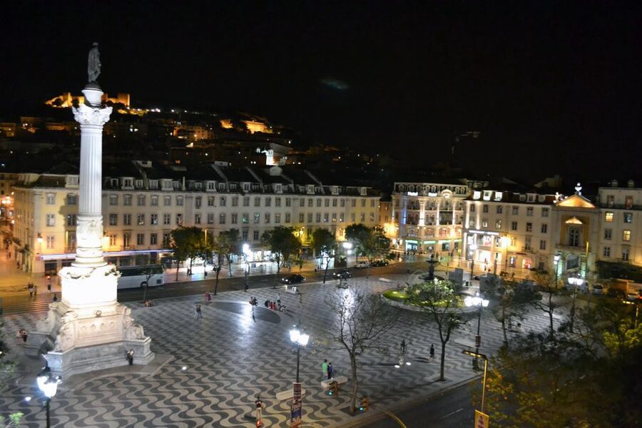 Lisbon: Half-Day Night Group Tour w/ Fado Dinner Show - Our Lady of the Mount viewpoint: the finale for Lisbon by night