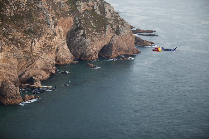 Lisbon: Helicopter Tour over Cascais & Cabo da Roca - Hell’s Mouth cave: the Atlantic’s rocky choke point