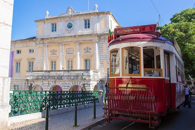 Lisbon Hills Red Tram by Tram 28 route - Praça do Comércio to the rebuilt heart of Lisbon