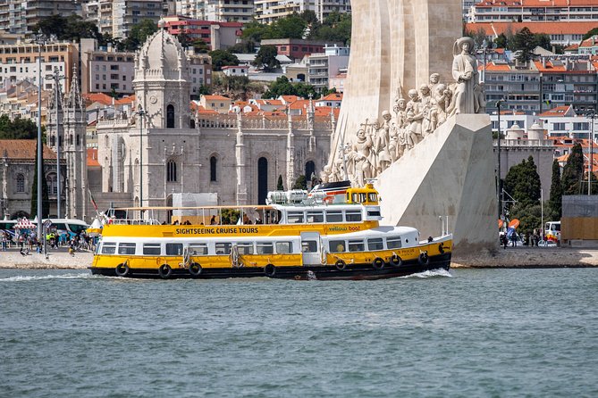 Lisbon Hop-On Hop-Off Bus, Tram Tour, River Cruise for 72/96Hour - Belém circuit: Jerónimos, Belém Tower, and the Discoveries monument axis
