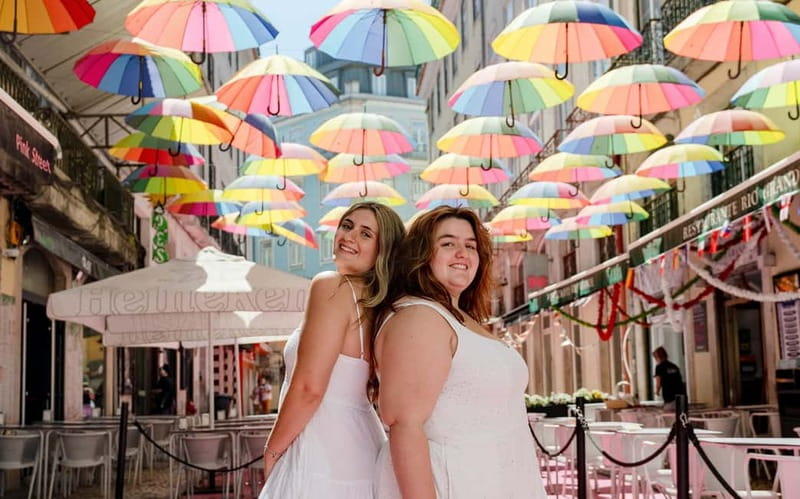 Lisbon: Instagram Hotspots Photoshoot - Stop 2: Pink Street, where the color does the styling