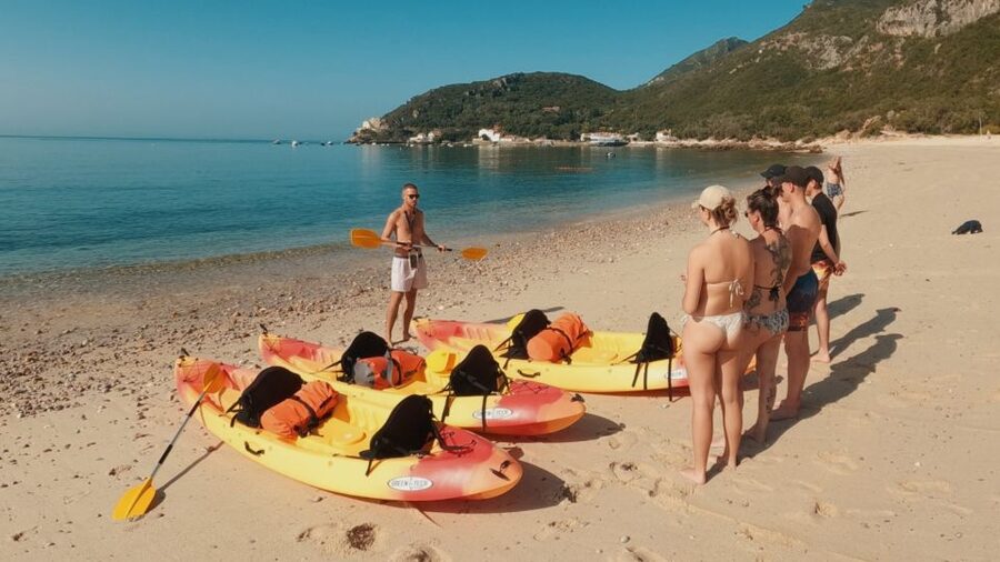 Lisbon: Kayak Snorkeling & Beach Lounge/Pick-Up Available - Price and value: how $100 fits when transport and lounge are included
