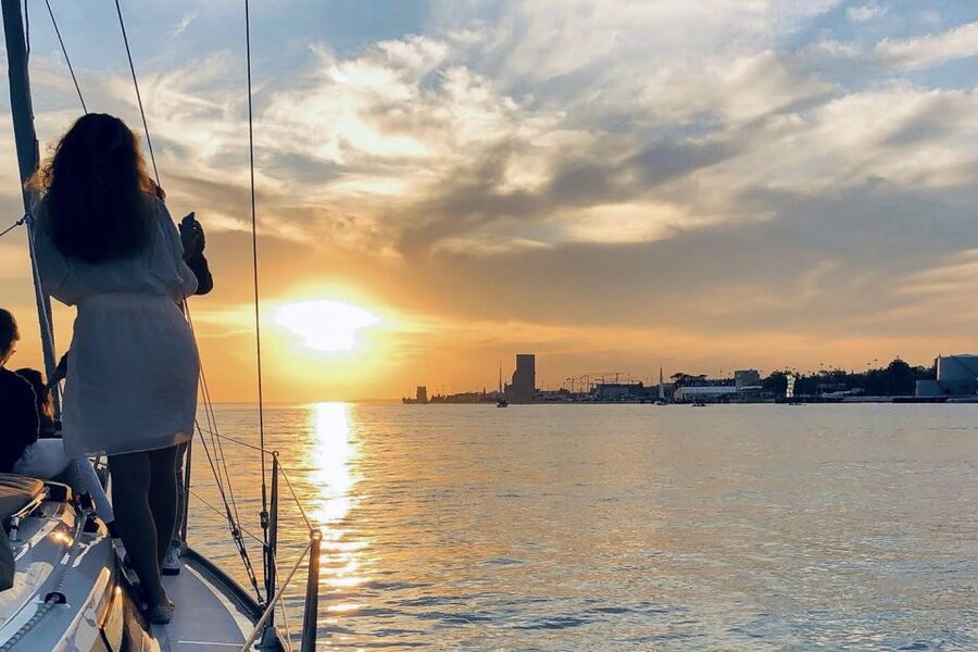 Lisbon: Luxury Private Sailing Boat Cruise on River Tagus - Cascais Bay Time: A Break for Swimming and Sunbathing