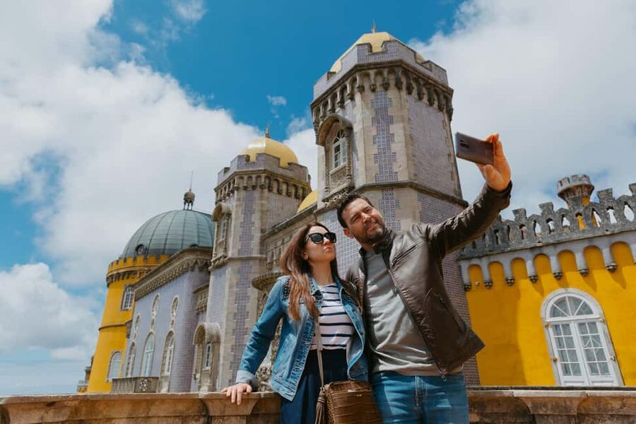 Lisbon: MiniBus Sintra, Pena, Regaleira, Cap Roca Tour - Pena Palace: fairy-tale architecture plus a focus on what you’re actually seeing