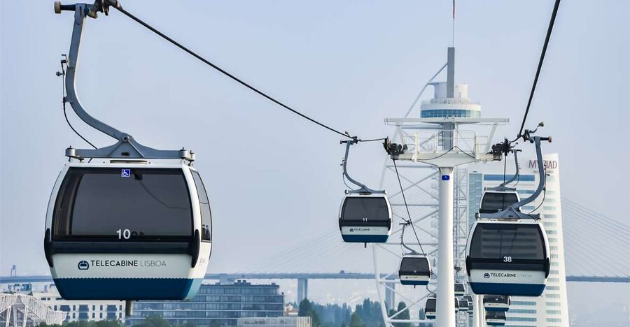 Lisbon: Nations Park Gondola Lift Cable Car Round Trip - The Views You’ll Actually Notice: Oceanarium, Portugal Pavilion, and Vasco da Gama Bridge