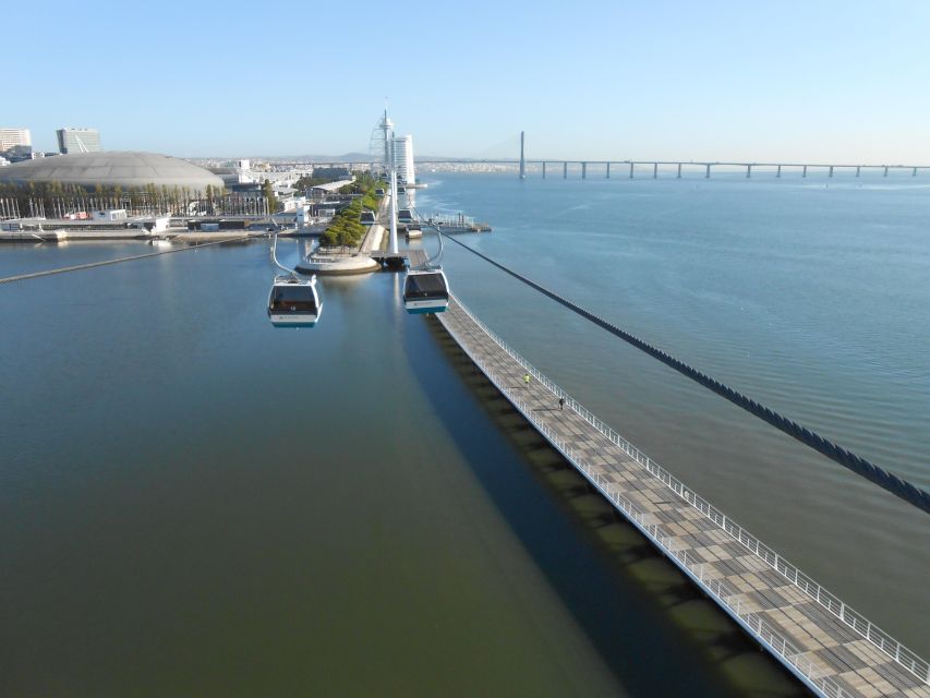 Lisbon: Nations Park Gondola Lift One-Way Cable Car - Lisbon Expo ’98 From Inside a Gondola Over the Tagus
