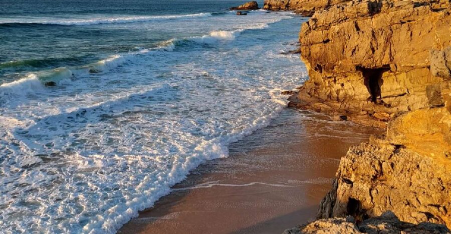 Lisbon Natural Coastal Adventure - Praia da Adraga: a quick sand-and-cliff photo break