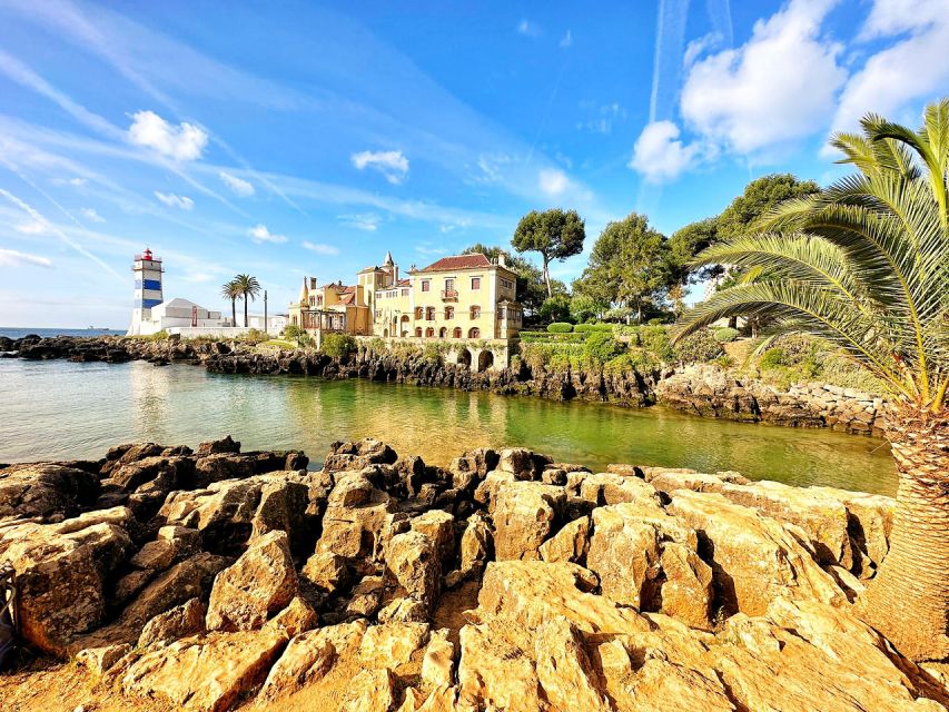 Lisbon Natural Coastal Adventure - Estoril and Farol de Santa Marta: lighthouse stripes and calm coastal views