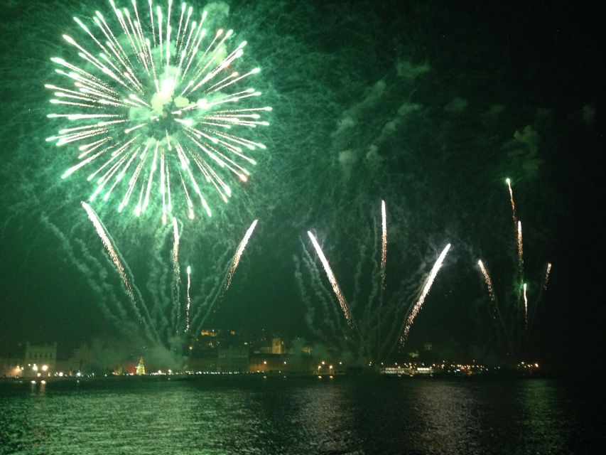 Lisbon: New Year’s Eve Fireworks Tagus River Sailing Cruise - MAAT, 25 de Abril Bridge, and Time Out Market: modern Lisbon on the water