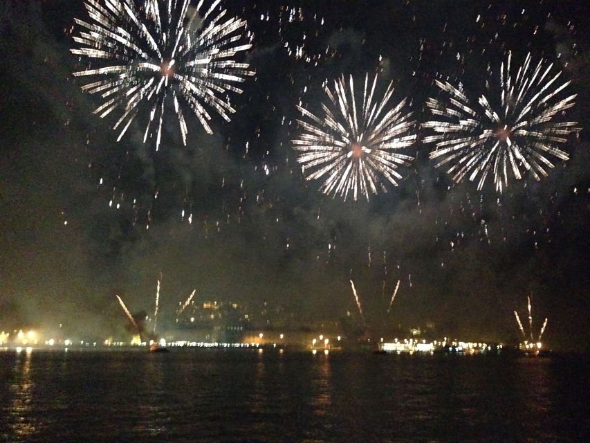 Lisbon: New Year’s Eve Fireworks Tagus River Sailing Cruise - Bairro Alto, São Jorge Castle, and Alfama: the steep Lisbon drama from below