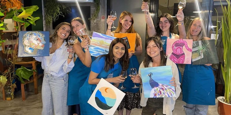 Lisbon: Paint & Unlimited Wine Experience | Easel Escape - Key Highlights You Should Know Before Going