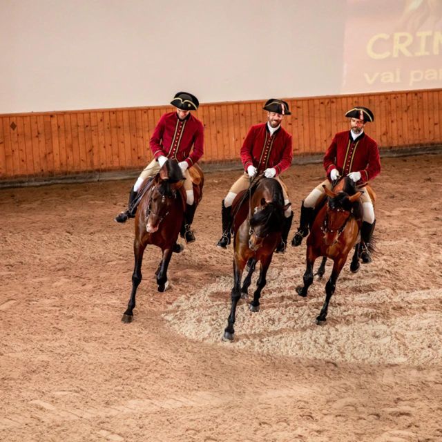 Lisbon: Portuguese Riding School Trainig with Lusitano Horse - Warm-ups and resourcefulness exercises in period costume