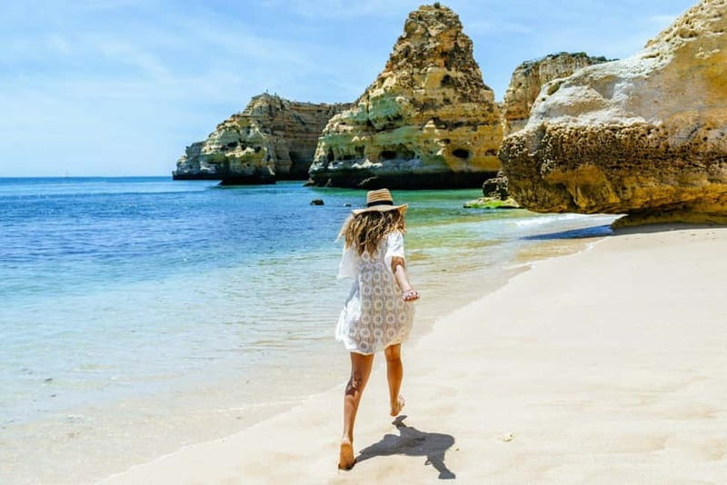 Lisbon: Private Algarve & Benagil Cave Full-Day Coastal Tour - Praia da Marinha and the Seven Hanging Valleys: Swim, Stroll, or Just Float in the View