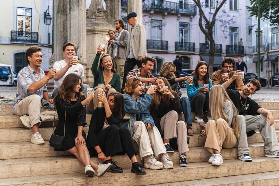 Lisbon: Private Dark History Walking Tour with Drinks - Bairro Alto after dark: 2 hours of guided walking and drink stops