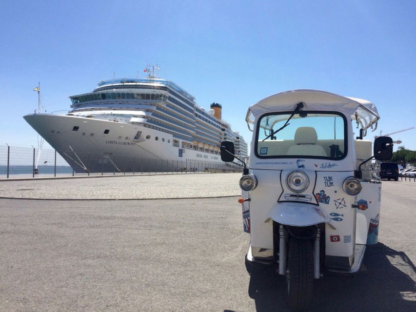 Lisbon: Private Food & Wine City Tour by Eco Tuk Tuk - Baixa and Lisbon Cathedral: history you can actually walk through (later)