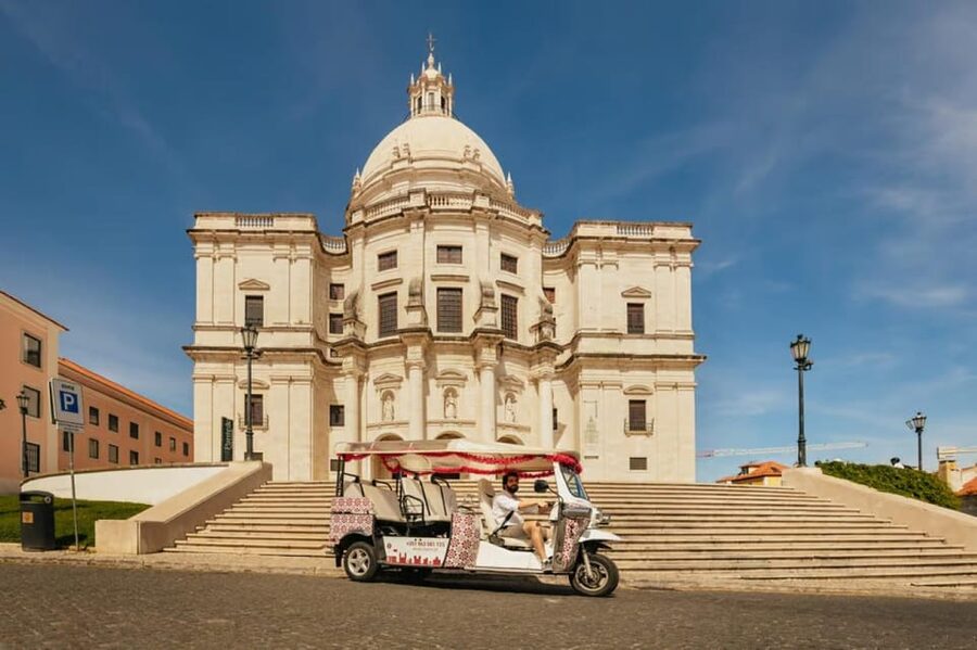 Lisbon: Private Guided Tuk-Tuk Tour with Hotel Pickup - São Vicente de Fora and the monastery vibe