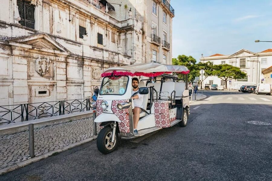 Lisbon: Private Guided Tuk-Tuk Tour with Hotel Pickup - Chiado and Bairro Alto: Romantic mood and nighttime energy (even in daytime)