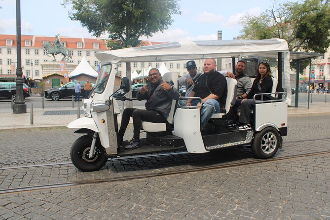 Lisbon: Private Half Day Electric Quad Tour & Tuk-tuk - Santa Justa, São Pedro de Alcântara, and Parque Eduardo VII: Three View Angles
