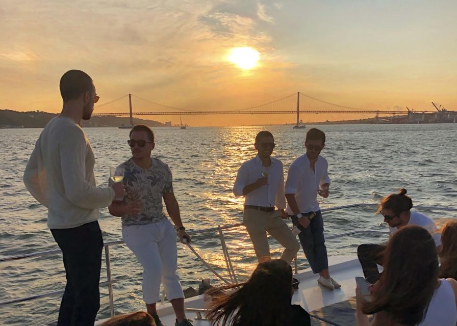 Lisbon: Private Tagus River Sunset Cruise on a Luxury Boat - Price and value: what $294 per group up to 2 really buys you