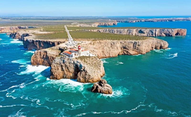 Lisbon: Private Tour Benagil, Algar Seco, Portimao & Lagos - Ponta da Piedade and Praia do Camilo: cliffs, sea arches, and a famous staircase