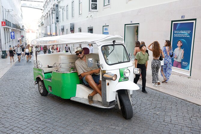 Lisbon Private Tuk Tuk Tour: City Highlights - Restauradores and Rossio: Lisbon’s big landmarks in fast context