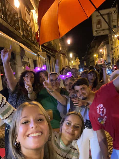 Lisbon: Pub Crawl with Open Bar (Premium Upgrade Available) - Bairro Alto: First Drinks, Local Energy, and Fast Friend-Making