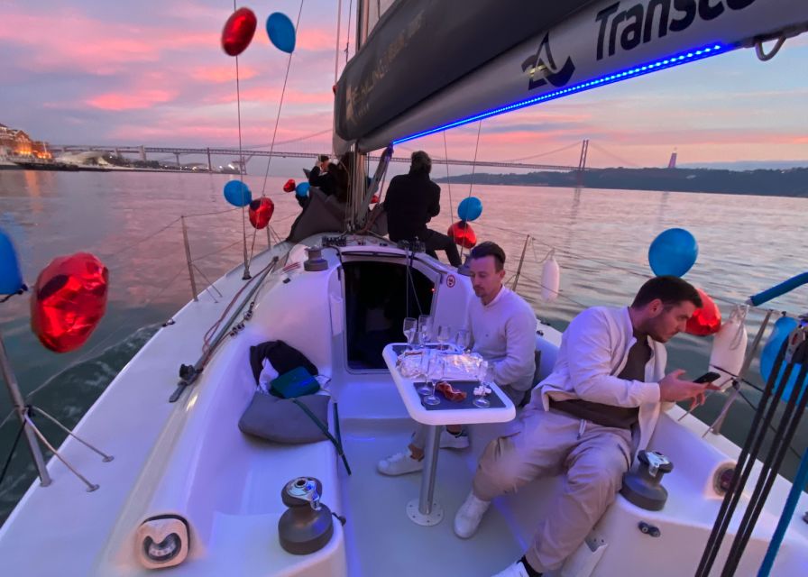 Lisbon: Sailboat Tour w/ Local Guide and Open Bar Green Wine - The First Minutes: Safety Briefing on the Tagus