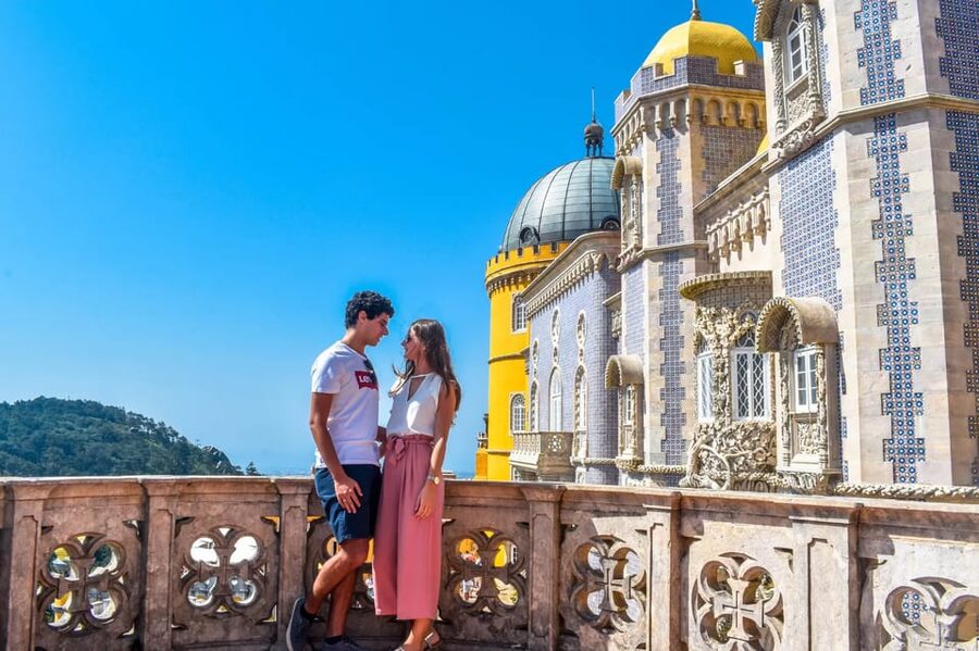 Lisbon: Sintra, Pena, Regaleira, Cabo da Roca & Cascais Tour - Pena Palace: Romantic Architecture Plus Panoramic Views