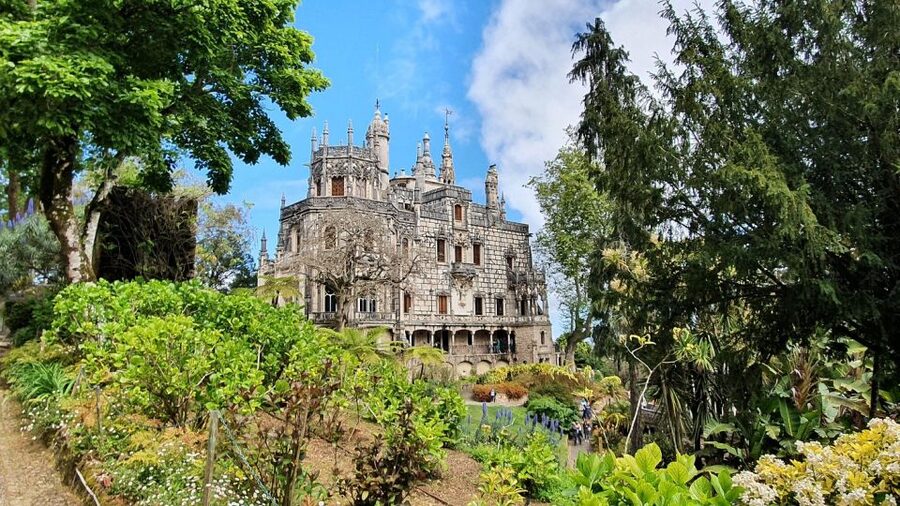 Lisbon: Sintra, Roca, Pena Palace, Quinta Regaleira passby - Quinta da Regaleira: symbolism, gardens, and a queue you should plan for