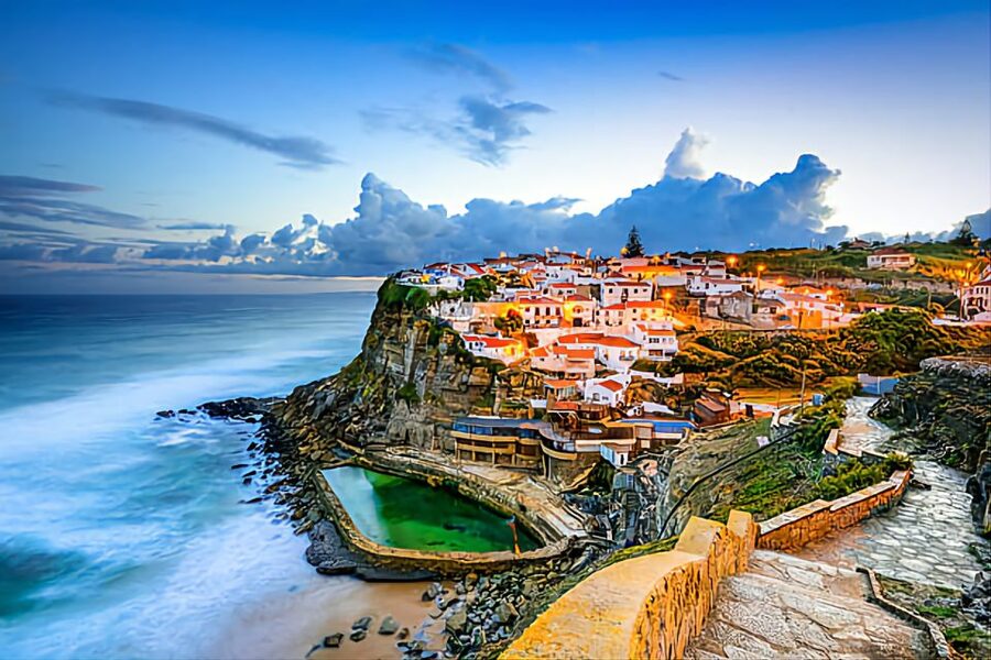 Lisbon: Sintra, Roca, Pena Palace, Quinta Regaleira passby - Cabo da Roca and Guincho: cliff air, wind, and real Atlantic scale