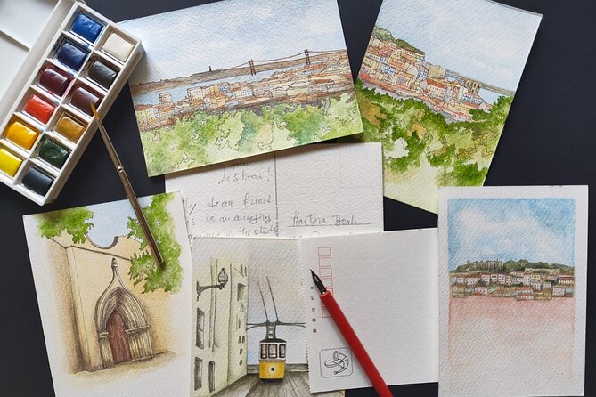 Lisbon Sketching Tour and Discover Hidden Views and Art - Key things that make this Lisbon sketching tour different