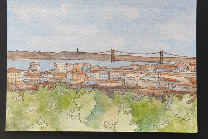 Lisbon Sketching Tour and Discover Hidden Views and Art - Stop 2: Museu Arqueologico do Carmo ruins and the 1755 earthquake story in watercolor