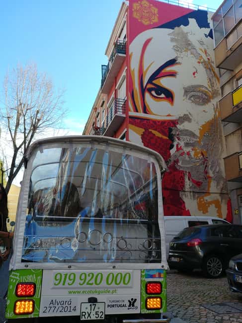Lisbon Street Art by Tuk Tuk : Graffiti & Murals Discovery - Street Art by Tuk Tuk: a smart way to see Lisbon’s walls fast