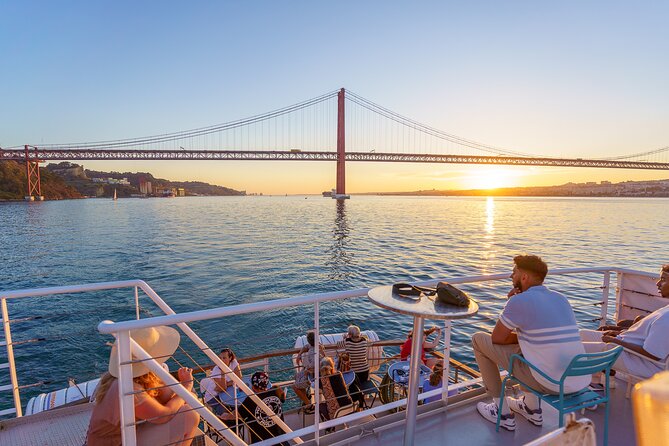 Lisbon Sunset Cruise with Wine and Snacks - The bridge-and-tower route: how to spot what matters