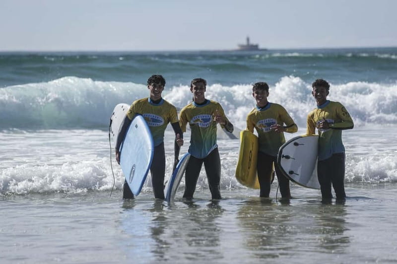 Lisbon: Surf Experience at Costa da Caparica - On the sand: warm-up, surf basics, and learning the “pop up” without panic