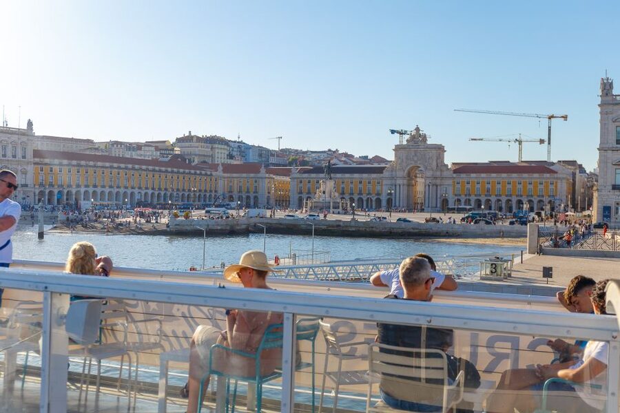 Lisbon: Tagus River Cruise with Welcome Drink - The 25 de Abril Bridge Close-Up: Lisbon’s Steel Signature