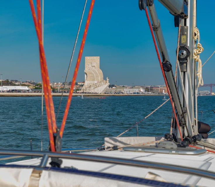 Lisbon: Tagus River Sailboat Tour - Drinks, snacks, and the golden-hour glow