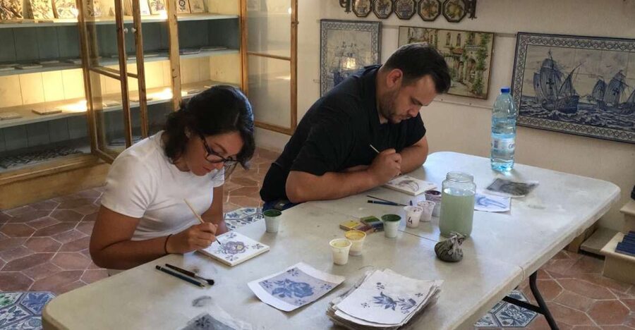 Lisbon Tiles and Tales: Full-Day Tile Workshop and Tour - Morning in Azeitão: Watching Tiles Get Made the Old Way